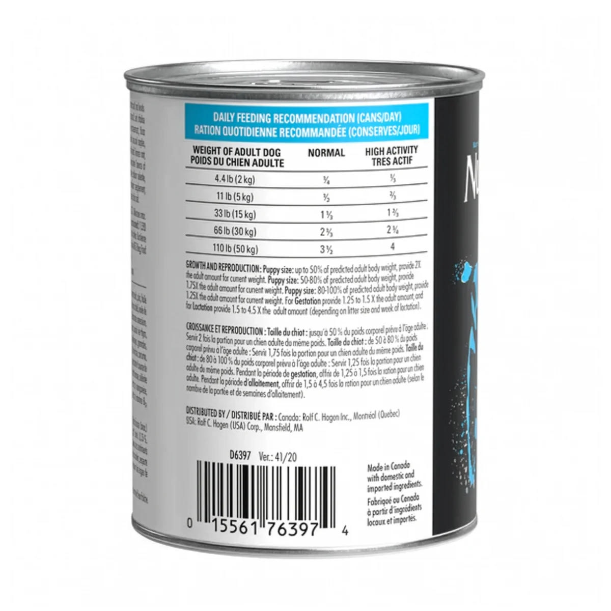NUTRIENCE LATA PERRO SUBZERO CANADIAN  PATÉ 369 GR2