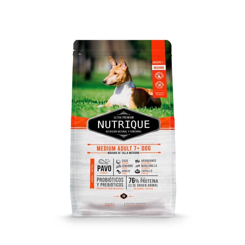 Nutrique Mature Medium Adult 7+ Dog 12kg1