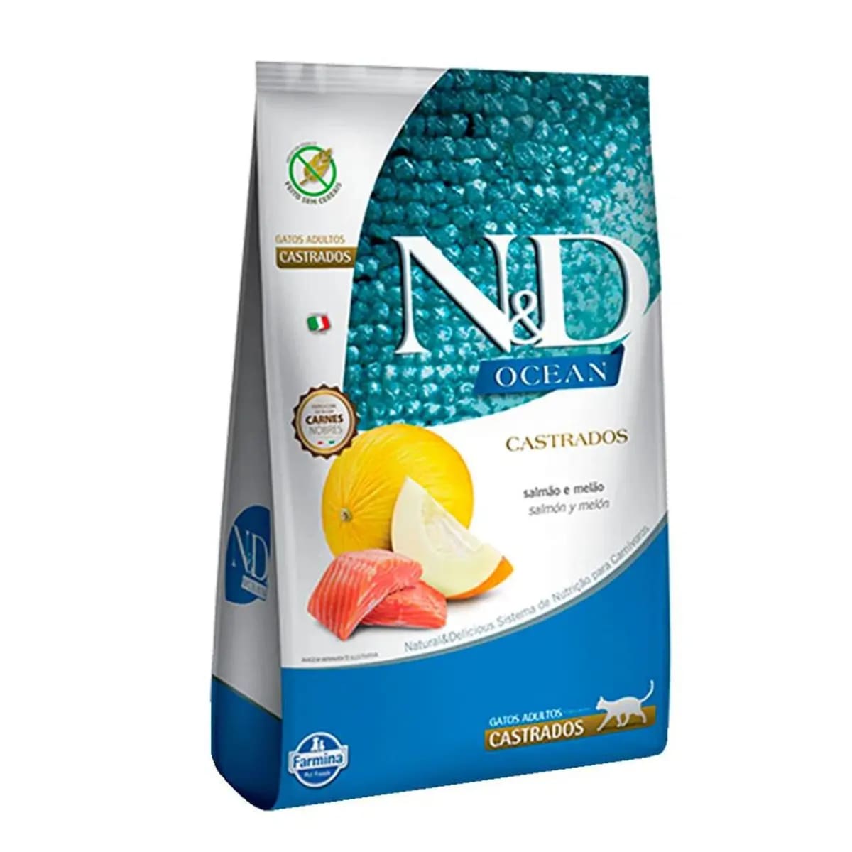 N&D Ocean Gato Castrado Salmon Y Melon 7,5kg1
