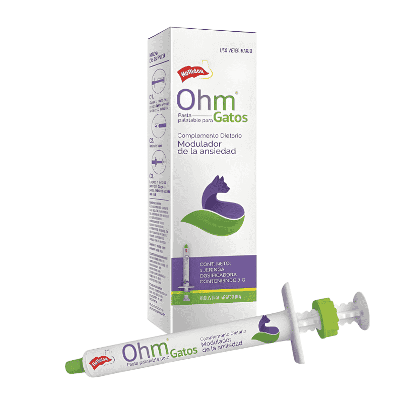 OHM MODULADOR DE ANSIEDAD VALERIANA PASTA PARA GATOS 7 GR1
