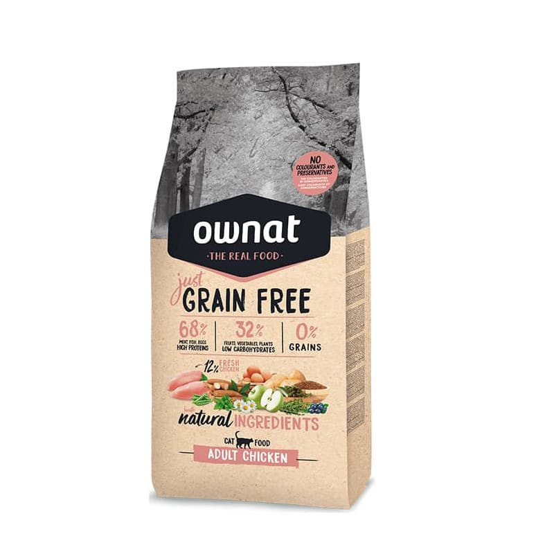 OWNAT JUST GF GATO ADULTO POLLO 8 KG1