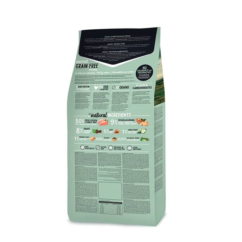 OWNAT JUST GRAIN FREE PERRO ADULTO POLLO 3 KG2