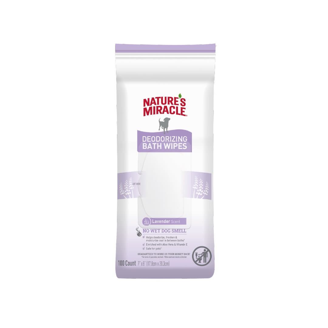 NM DEODORIZING BATH WIPES - LAVENDER, 100 UN1