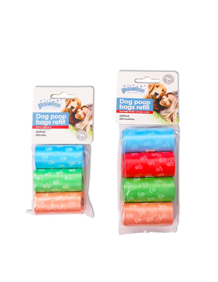 PAWISE BOLSAS REPUESTO 3X20 COLORES1