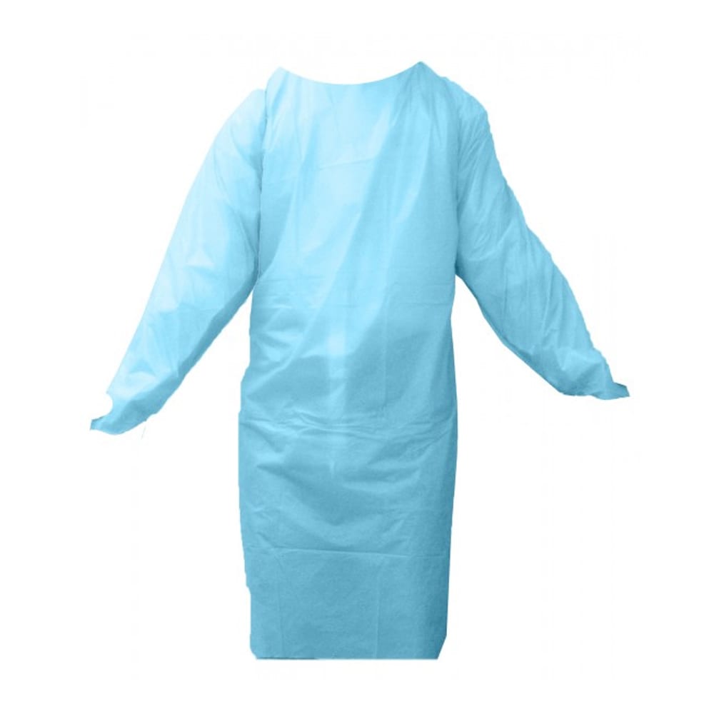 PECHERA PLASTICA DESECHABLE CON MANGA Y OJAL 100 UN1