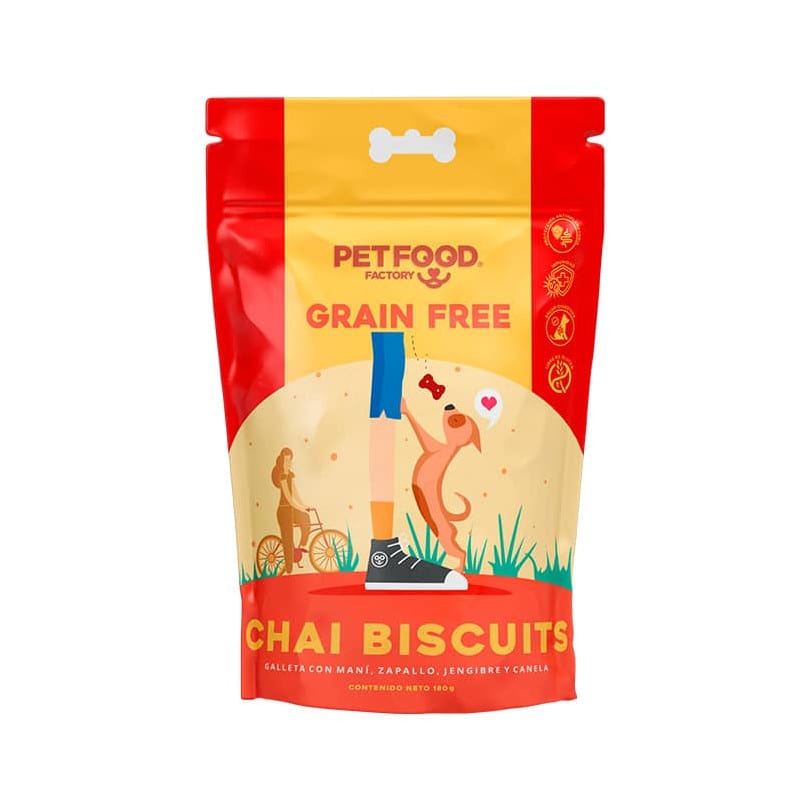 GALLETA GF HUESITO CHAI BISCUIT 180 GR PERRO1
