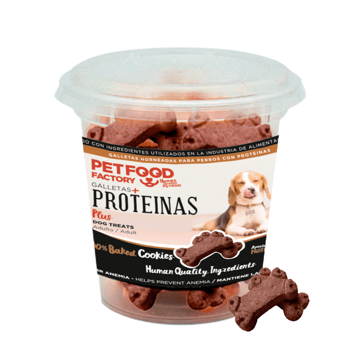 PFF GALLETA HUESO + PROTEINA, 120 GR / POTE1