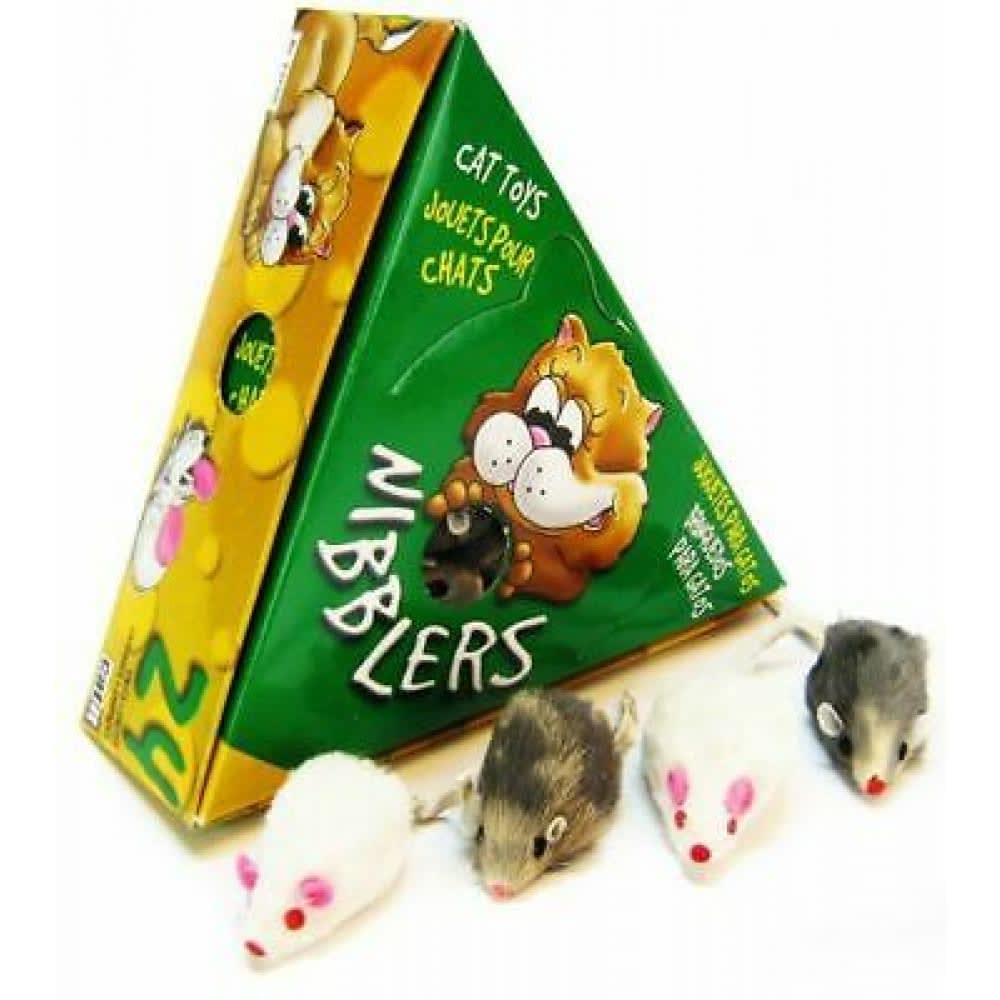 CATIT RATONES DE PIEL CAJA 24UNID2