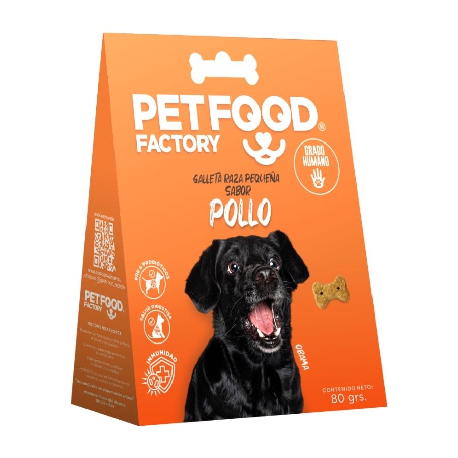 GALLETA HUESITO RAZA PEQUEÑA POLLO 80 GR PERRO1