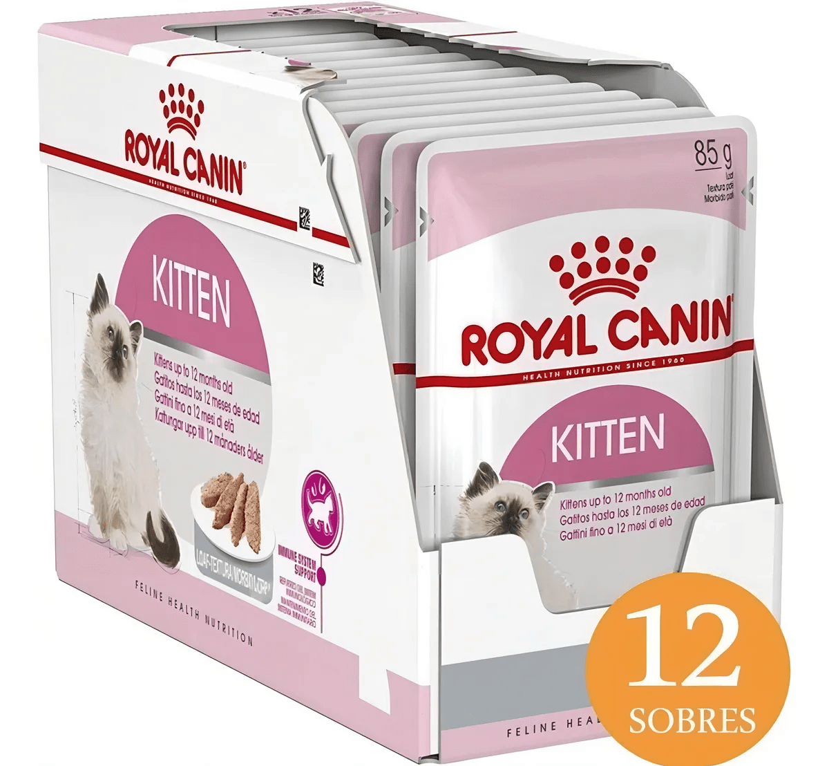 CAJA ROYAL CANIN KITTEN POUCH X 12 UN 85 GR1