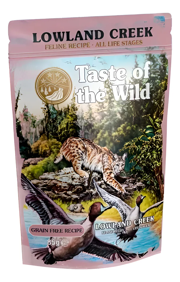 TASTE OF THE WILD POUCH GATO LOWLAND CREEK 85 GR1