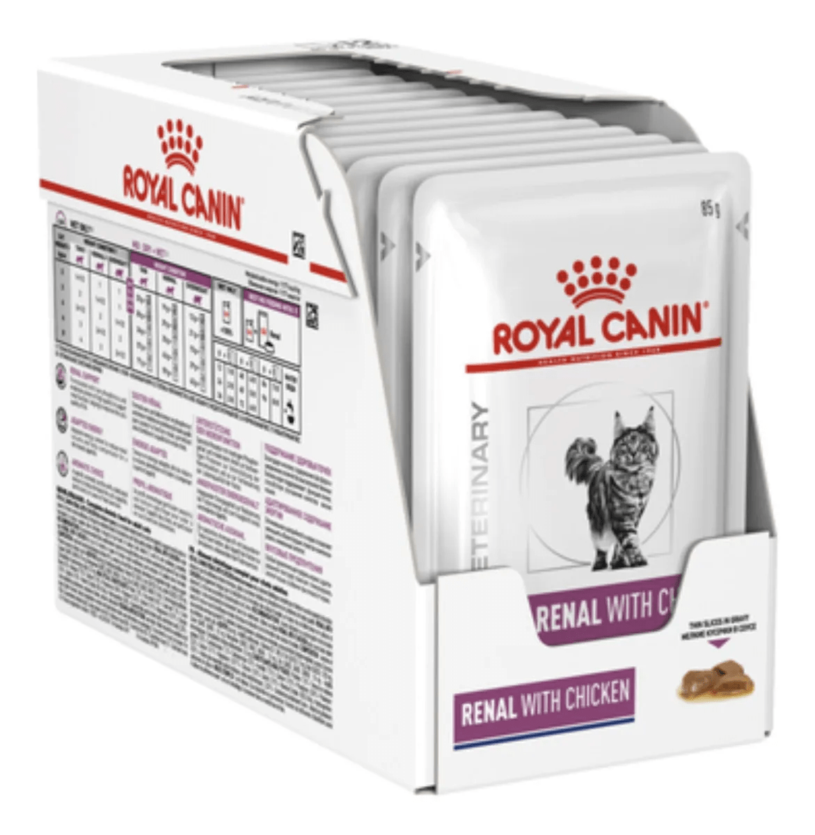 CAJA ROYAL CANIN POUCH RENAL GATO 12 UN3