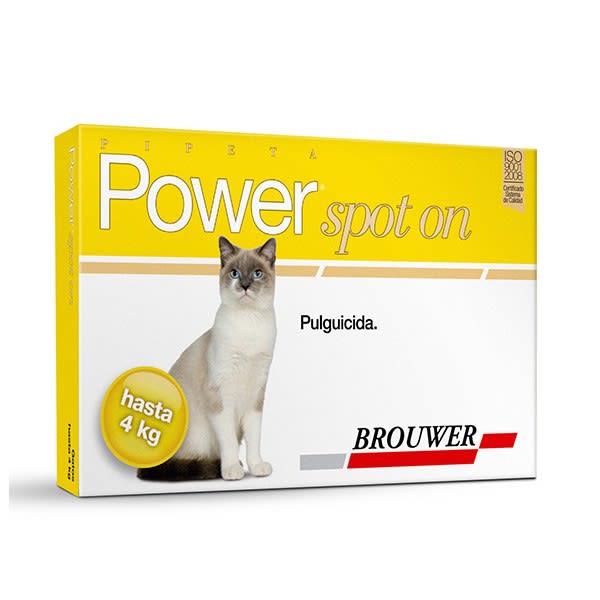 POWER SPOT ON PIPETA GATO HASTA 4 KG 1 UN1