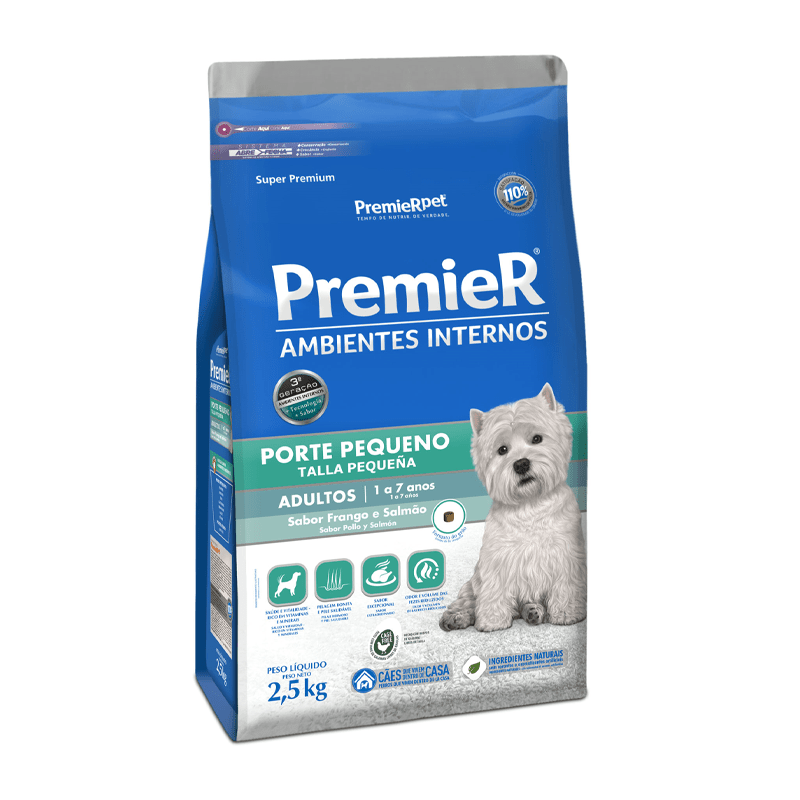 PREMIER PERRO ADULTO RAZA PEQUEÑA POLLO Y SALMON 2,5 KG1