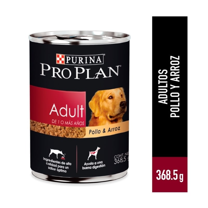 Pro Plan Optihealth Pollo Y Arroz En Lata De 368.5g1
