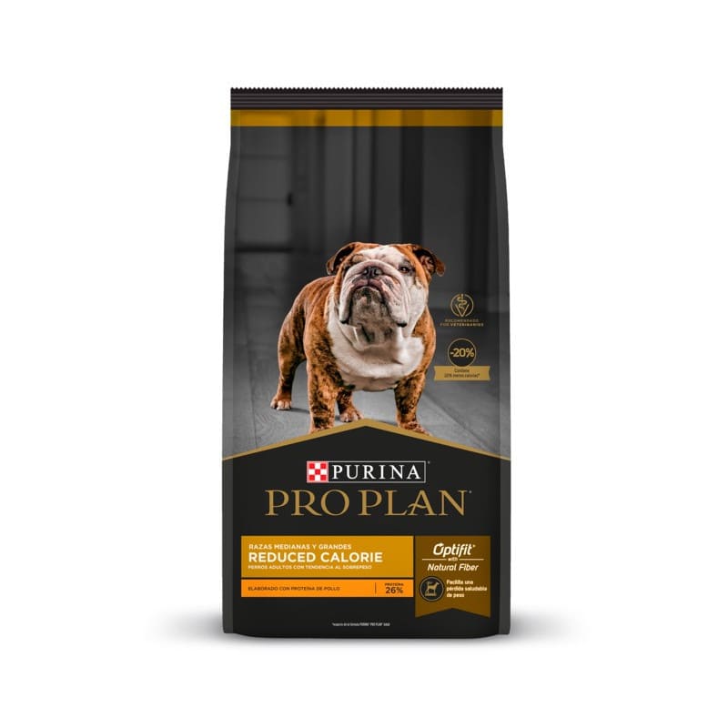 Pro Plan Optifit Reduced Calorie Raza Mediana y Grande Sabor Pollo En Bolsa De 15kg1