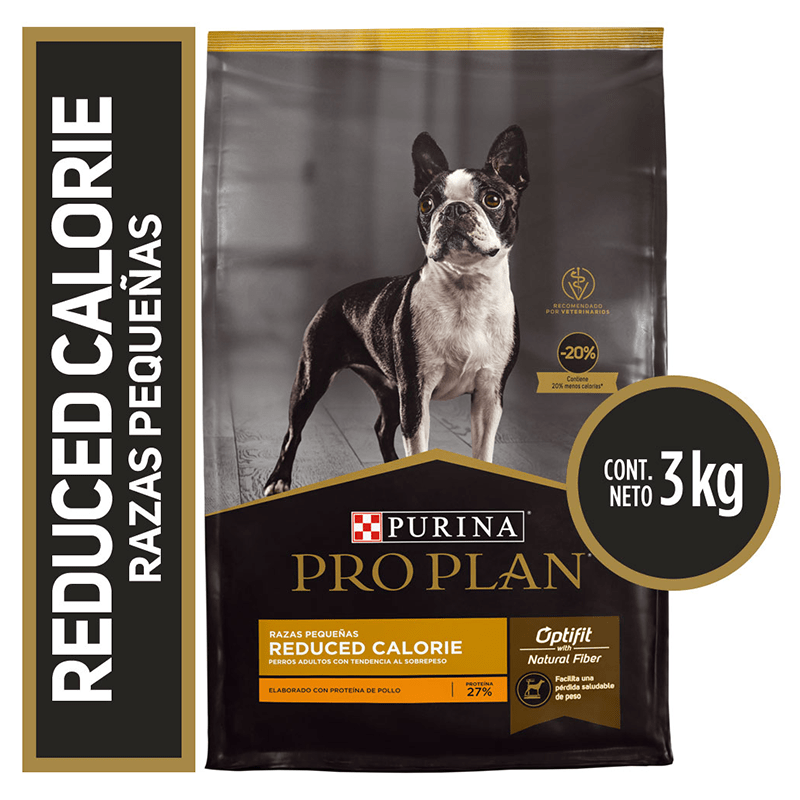 PRO PLAN ADULTO REDUCED CALORIES RAZAS PEQUEÑAS 3 KG1