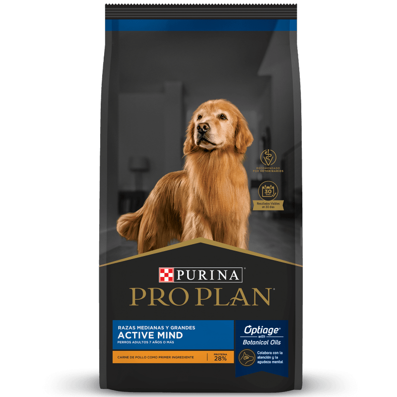 PRO PLAN Active Mind 7+  Perros Razas Medianas y Grandes 15kg1