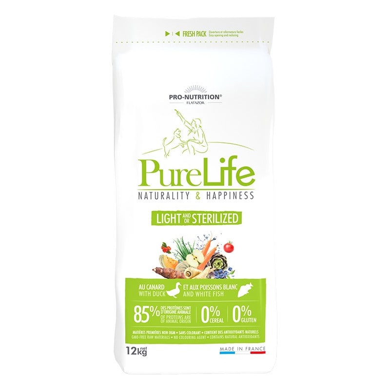 Pure Life Flatazor Adulto Light/esterilizado 12 Kg1