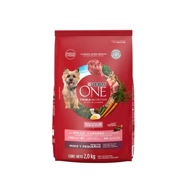 PURINA ONE PERRO ADULTO RAZA PEQUEÑA CORDERO 6 KG3