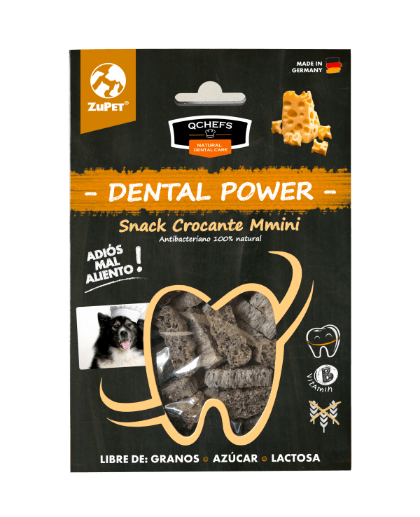QCHEFS DENTAL SNACK CROCANTE MINI PERRO (65 GR)1