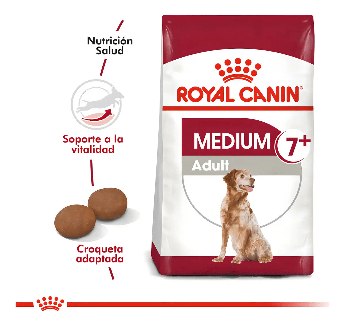 ROYAL CANIN ADULTO MEDIUM ADULTO 7+ 15 KG3