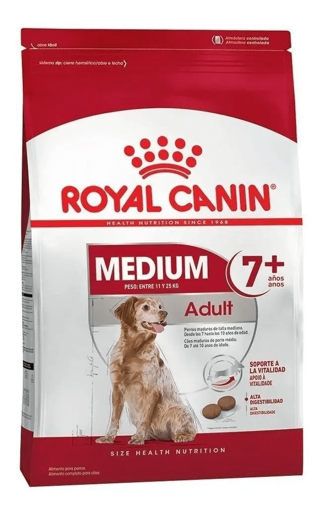 ROYAL CANIN ADULTO MEDIUM ADULTO 7+ 15 KG1