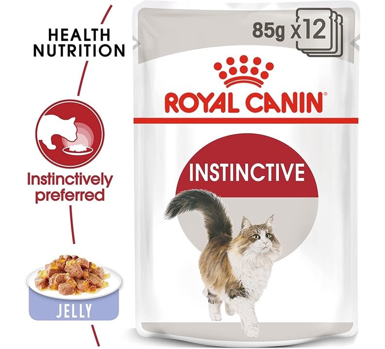 CAJA ROYAL CANIN POUCH GATO ADULTO INSTINCTIVE 85 GR X 12 UN2