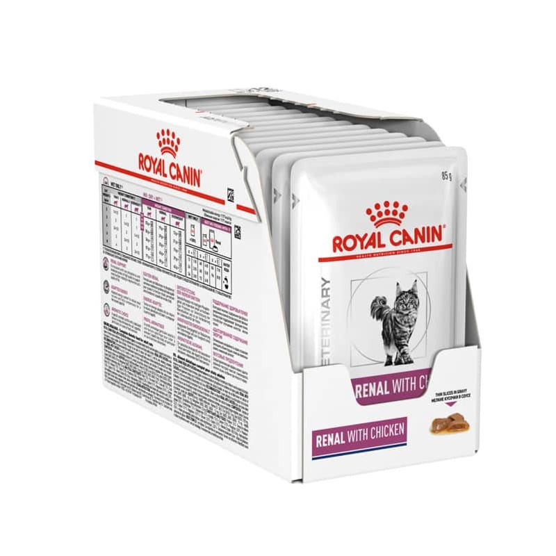 CAJA ROYAL CANIN POUCH RENAL GATO 12 UN1
