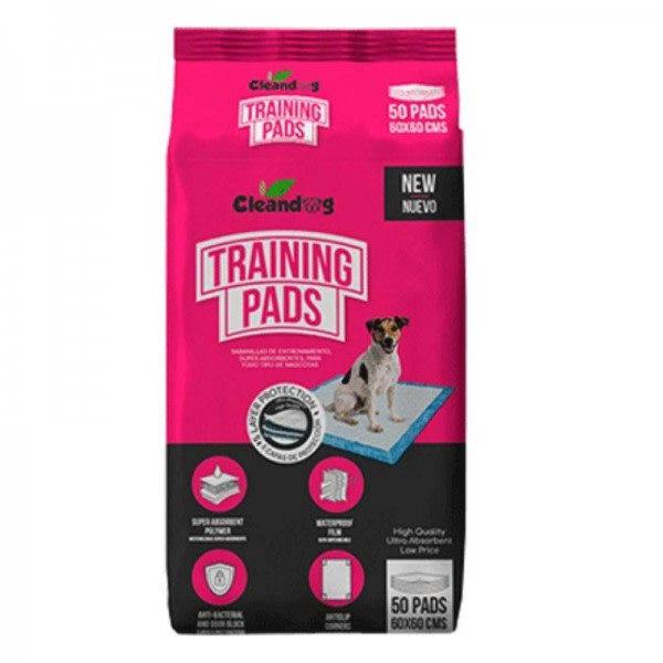 Cleandog Training Pads, 50 Un / 60 X 60 Cm1