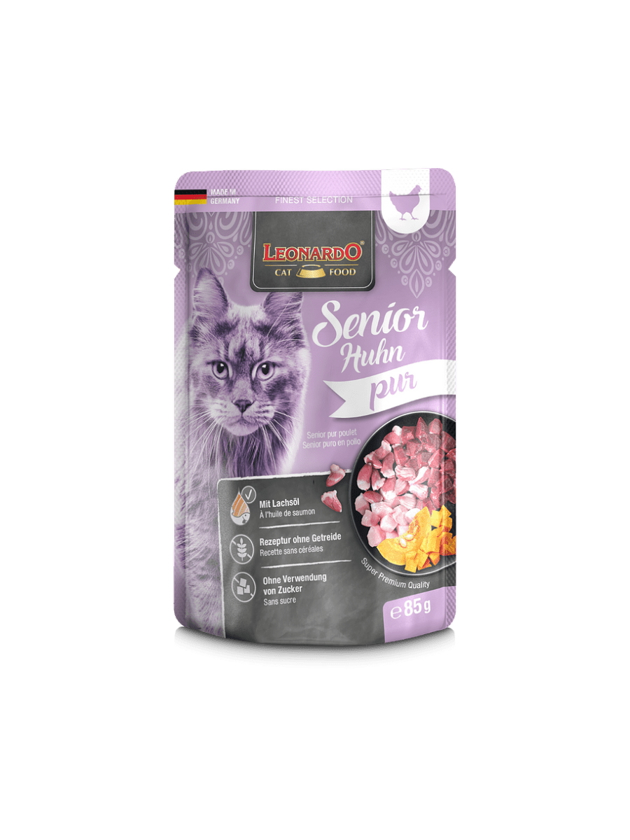LEONARDO SACHET GATO SENIOR PURO AVE 85 GR1
