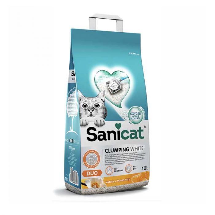 ARENA SANICAT CLUMPING WHITE DUO 10 LT 8,5 KG1