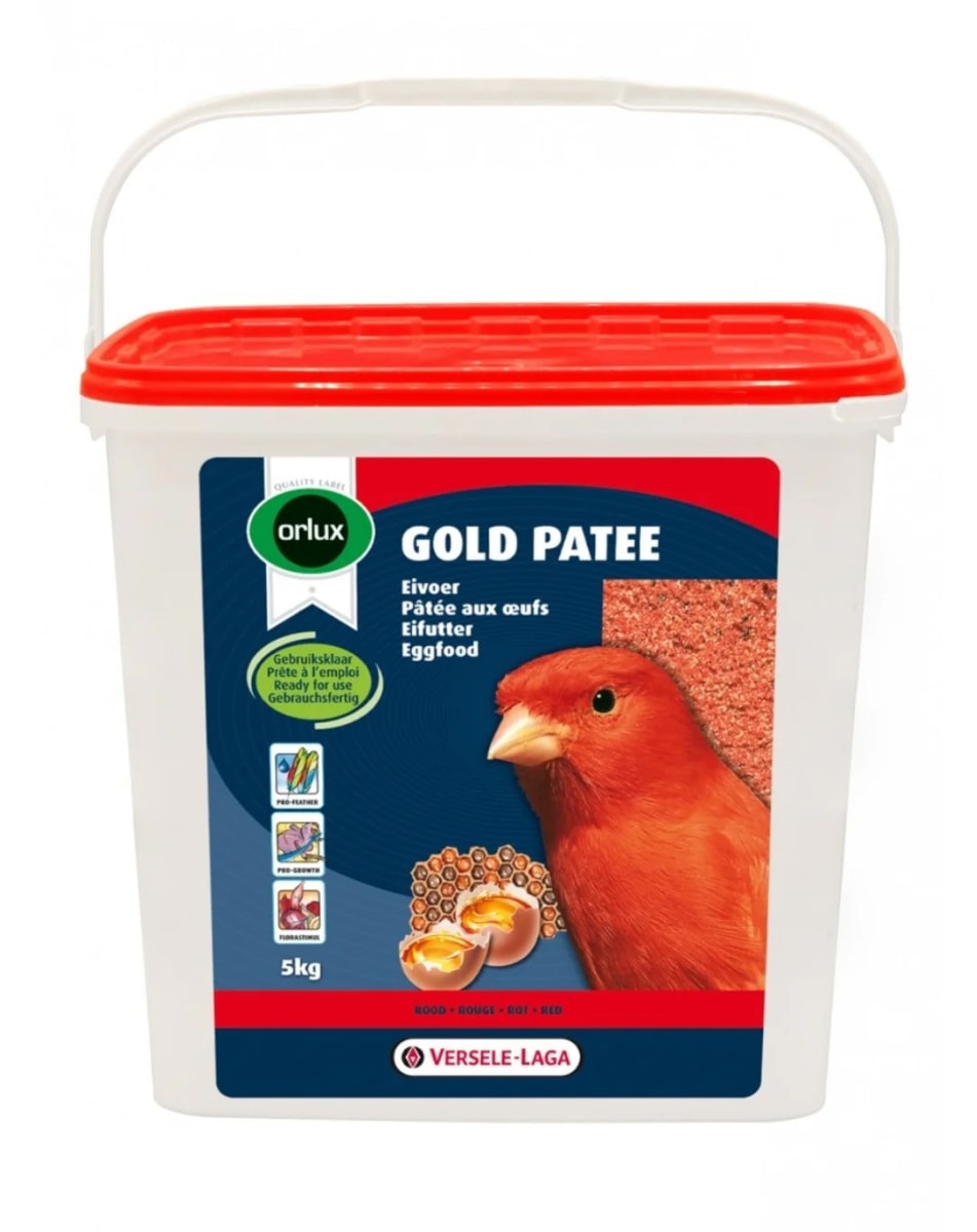ALIMENTO GOLD PATEE CANARIOS ROJOS ORLUX (5 KG)1
