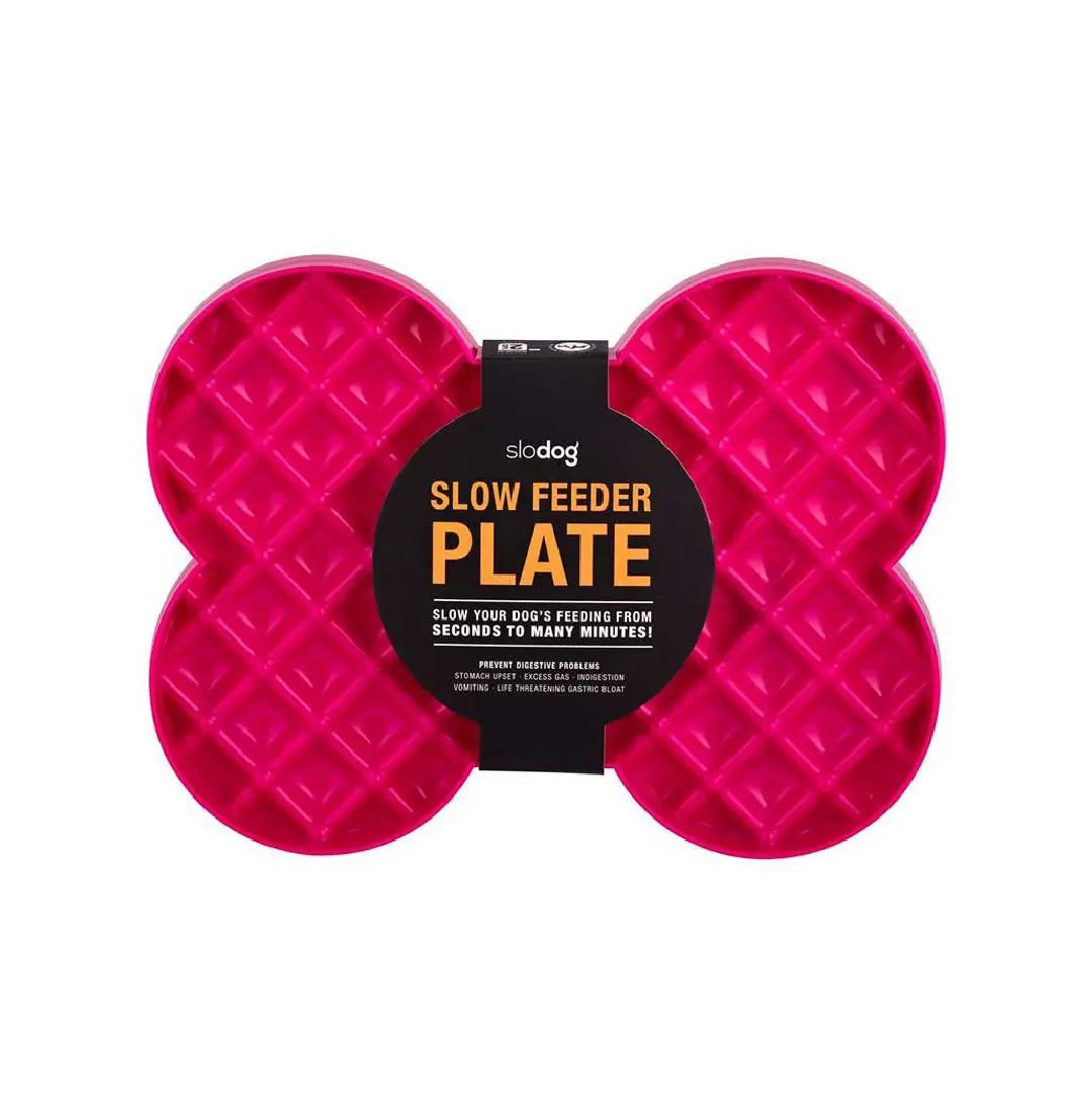 LM SLODOG SLOW FEEDER PLATE, PINK1