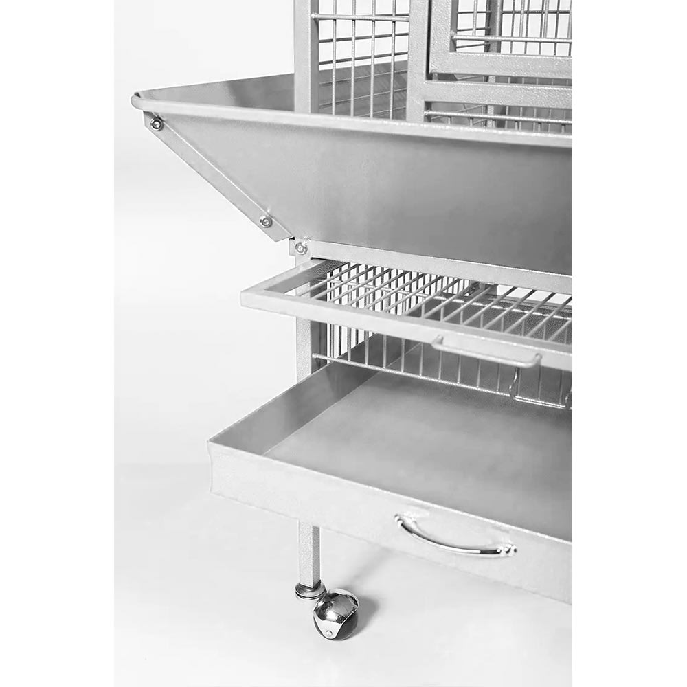 JAULA PREMIUM AVES MED/GR - BLANCO PALIDO SMALL6