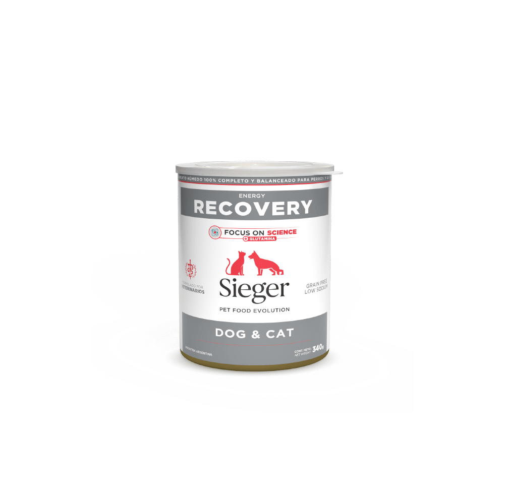 SIEGER LATA RECOVERY PERROS Y GATOS 340 GR1