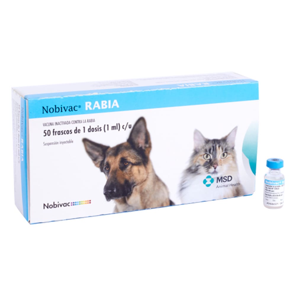 NOBIVAC RABIA MULTIDOSIS - CAJA 1x10 DS1