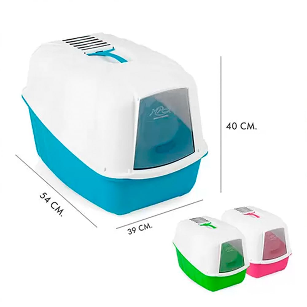 SANITARIO GATO KOMODA PUERTA Y FILTRO ROSA1