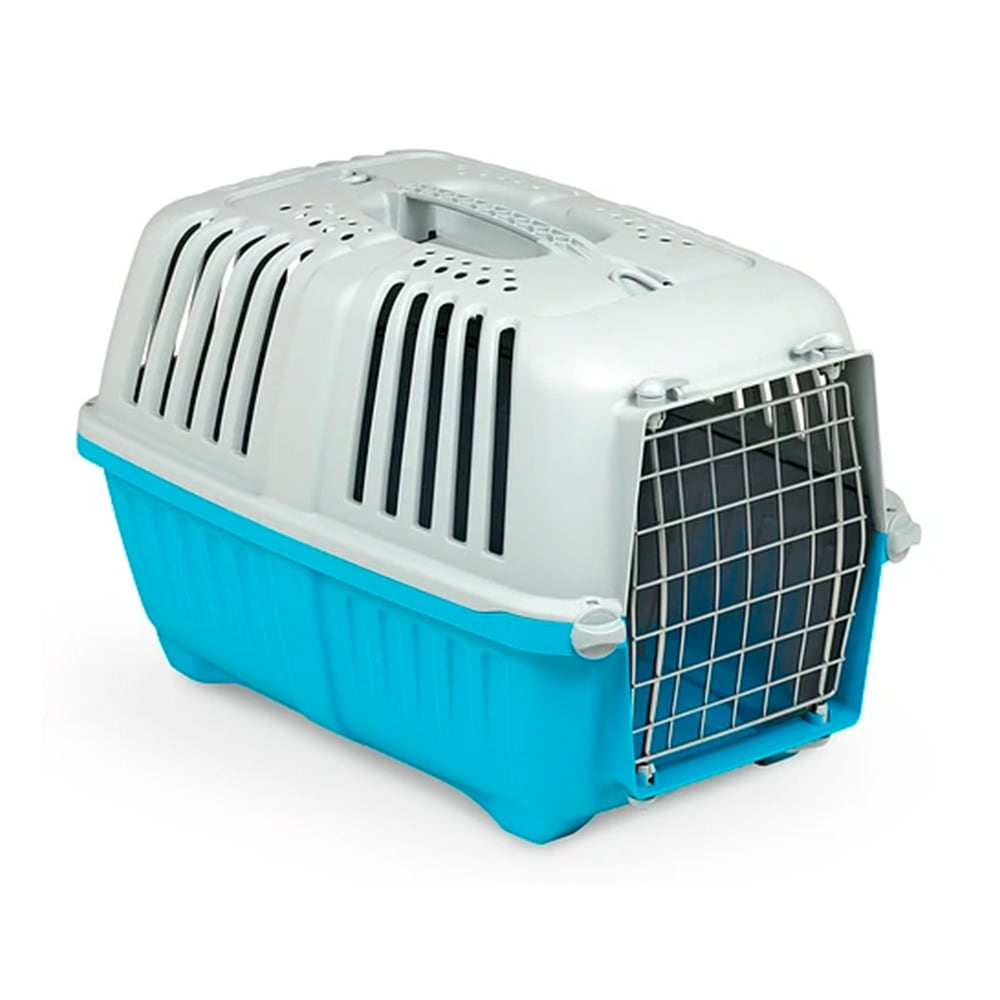 JAULA TRANSPORTE PRATIKO 1 AZUL1