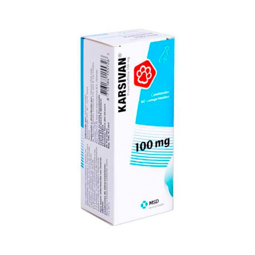KARSIVAN 100MG BLISTER 6X10 COMPRIMIDOS1