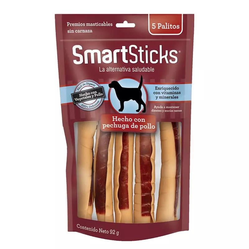 SMARTSTICKS CHICKEN 5PK1