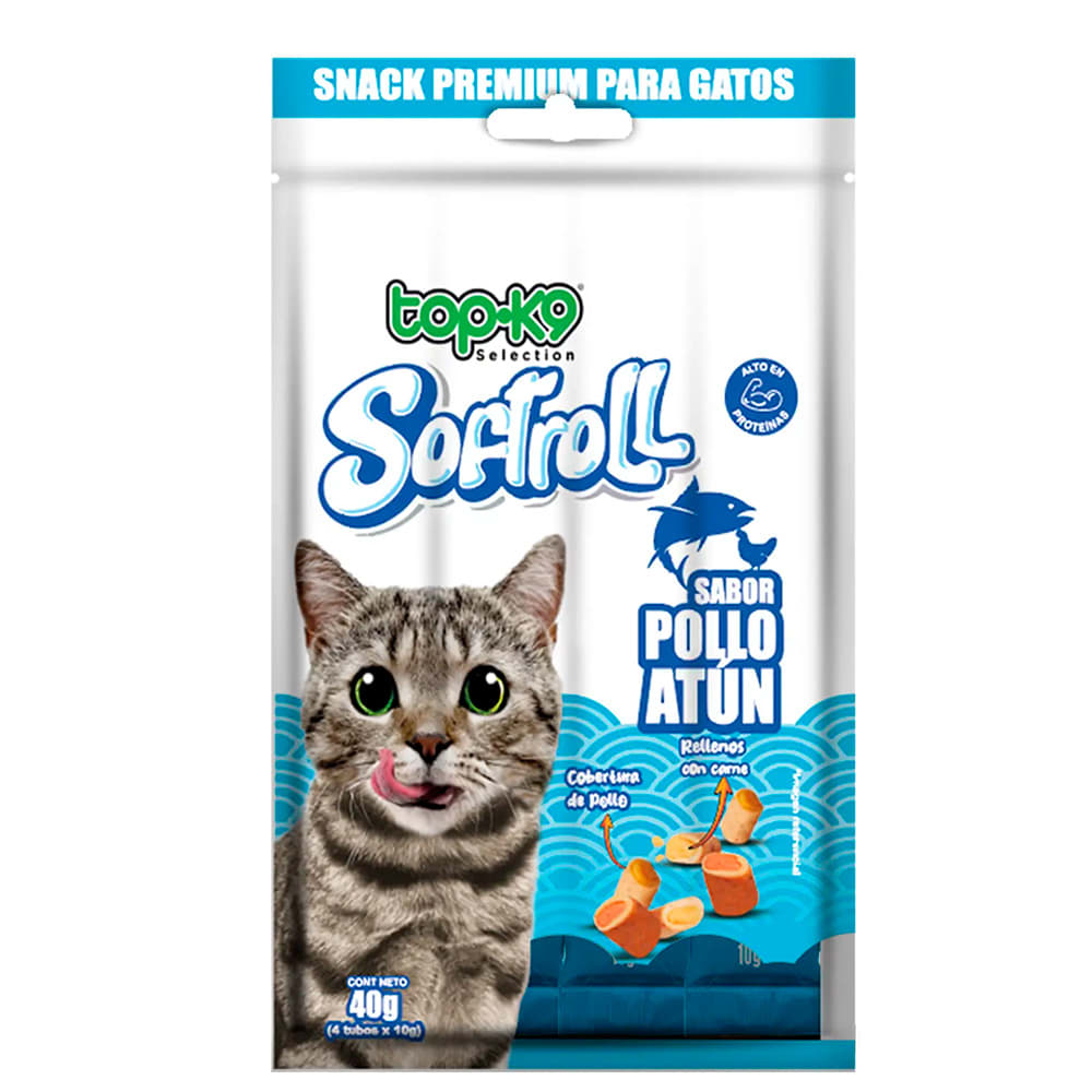 Snack Softroll 10g Pollo/Atún1