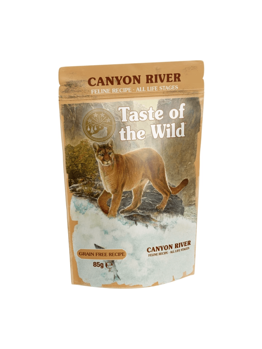 TASTE OF THE WILD POUCH GATO CANYON RIVER 85 GR2