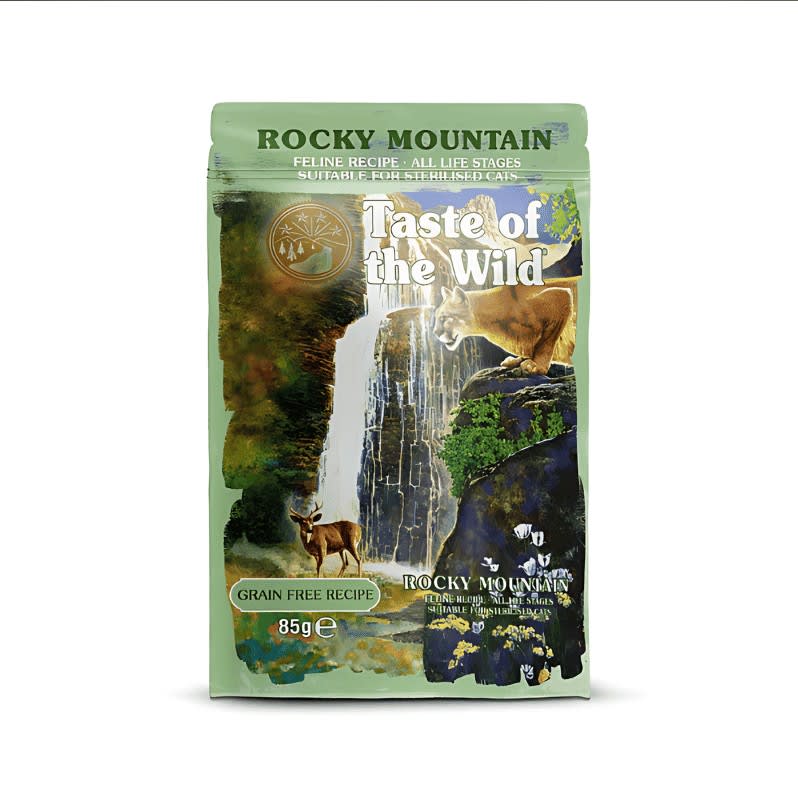 TASTE OF THE WILD POUCH GATO ROCKY MOUNTAIN 85 GR1
