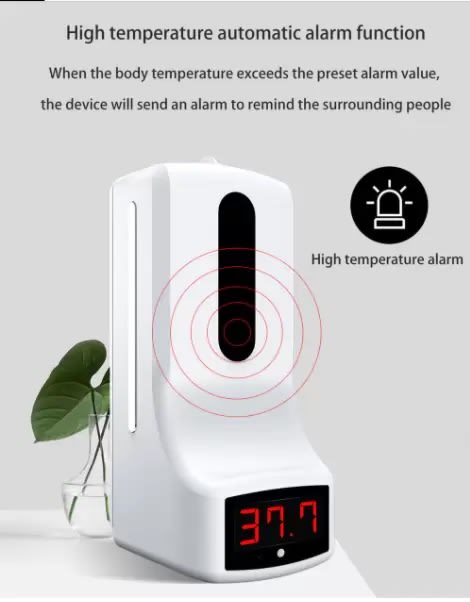 TERMÓMETRO DIGITAL CON DISPENSADOR INTELIGENTE K95
