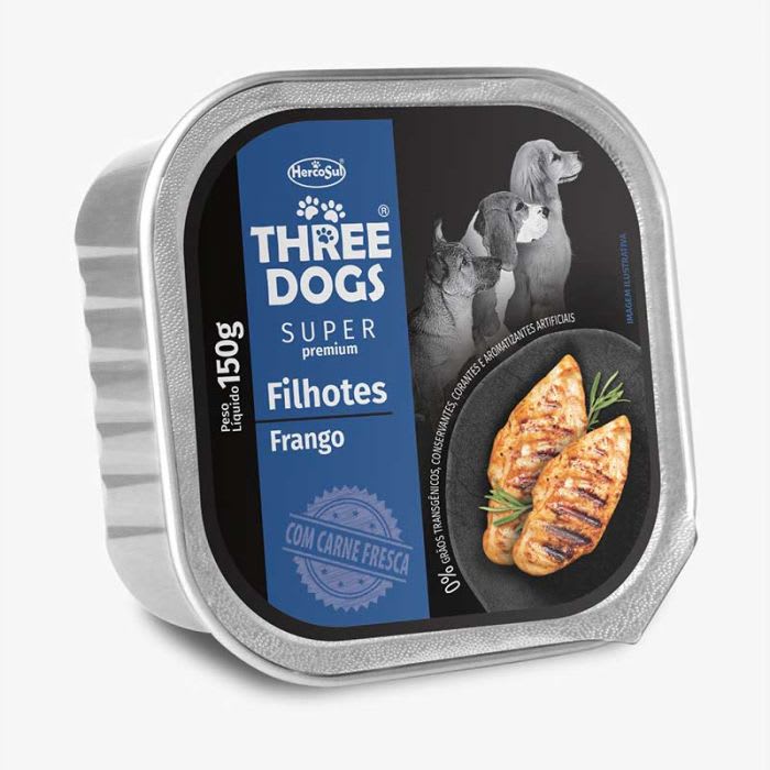 Three Dogs Esp Pate Cachorros (150 Gr)1