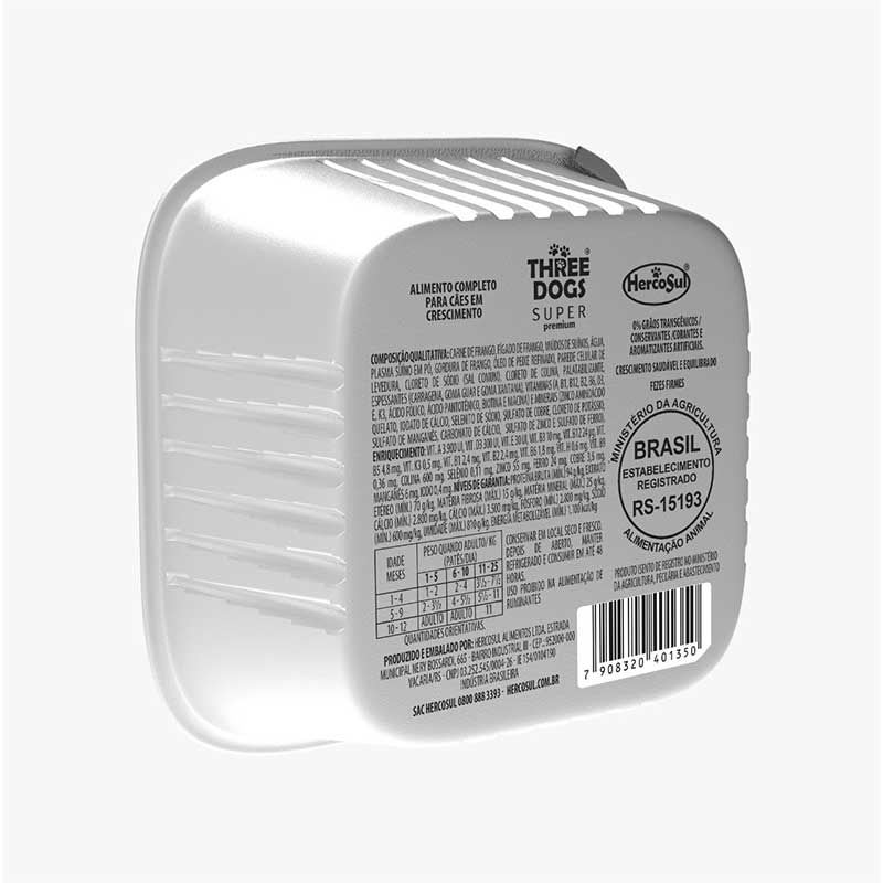 Three Dogs Esp Pate Cachorros (150 Gr)2