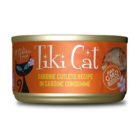 TIKI CAT TAHITIAN GRILL SARDINE WET FOOD, 80 GR1