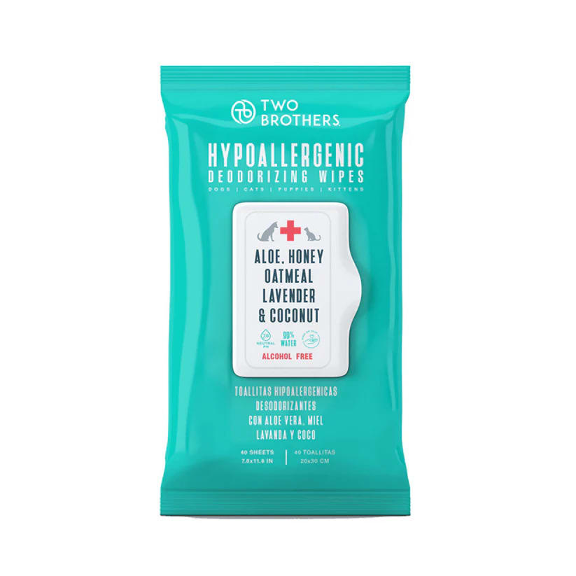 TWO BROTHERS TOALLITAS HYPOALLERGENIC 40 UN2
