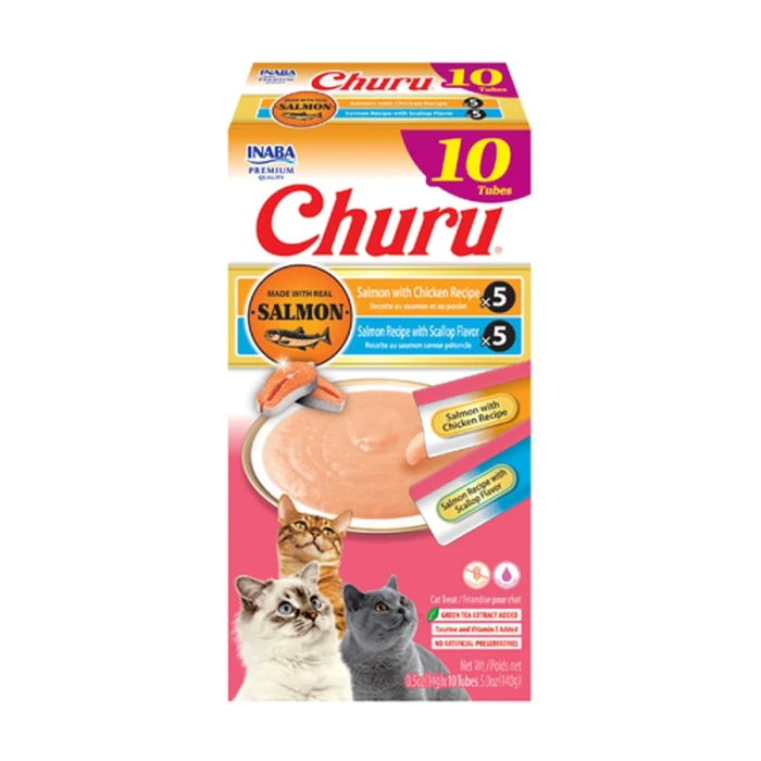 CAJA CHURU CAT SALMON / CHICKEN 10 UN1